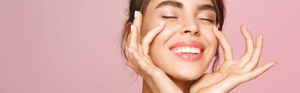 girl's fresh appearance after chemical peel for acne scars treatment