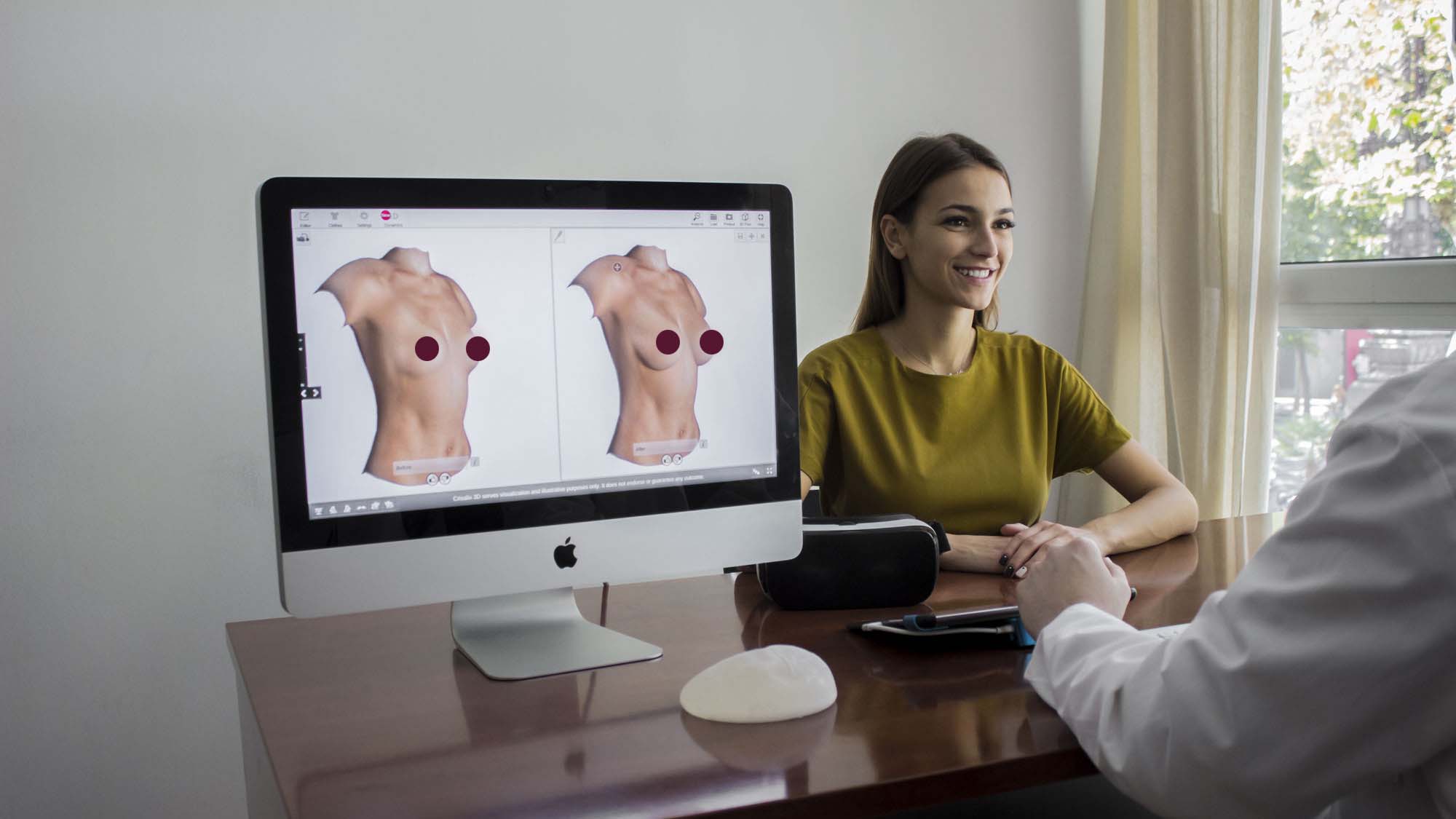 A patient consultation at Ambrosia Clinic