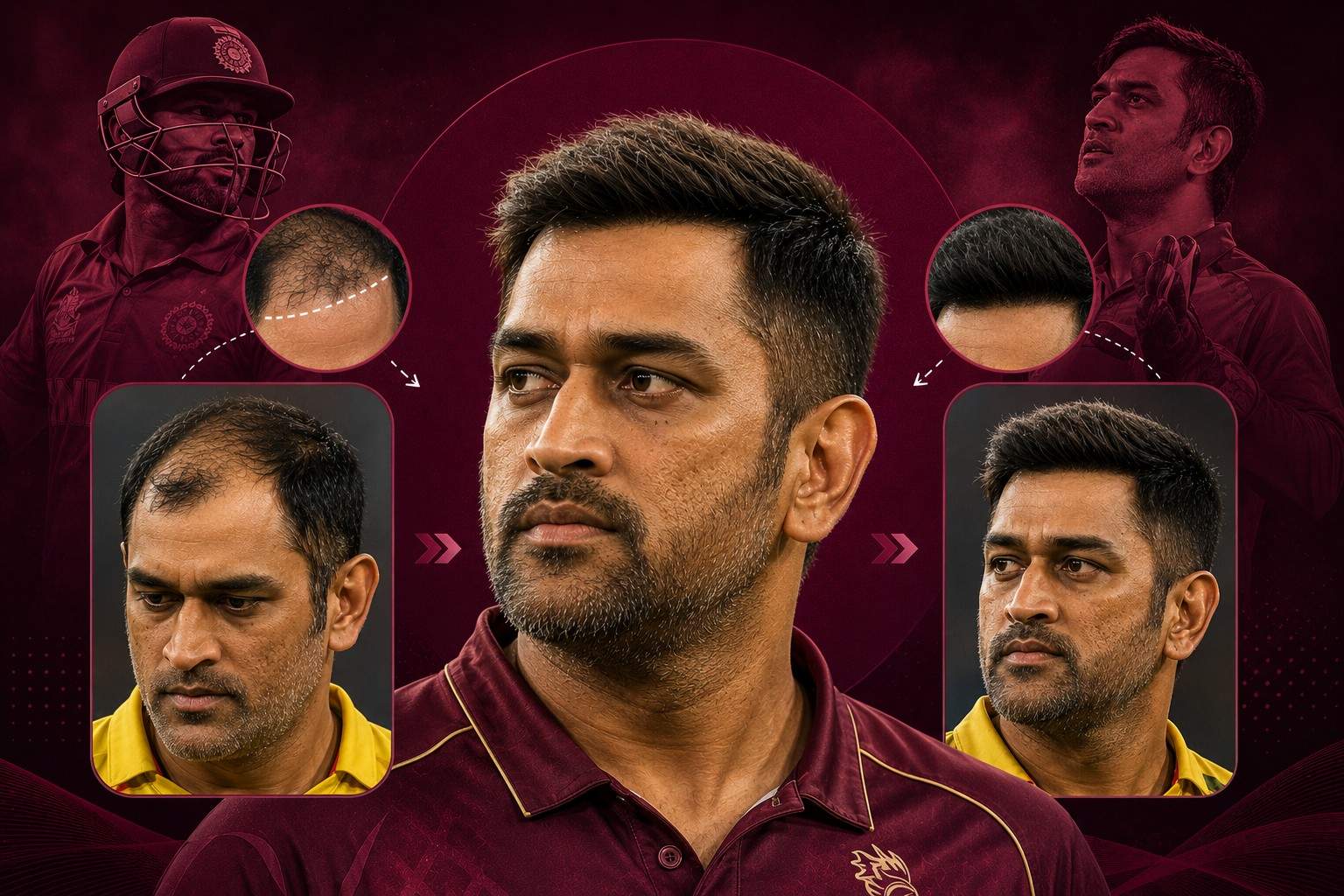 MS Dhoni Hair Transplant: The Captain Cool Transformation